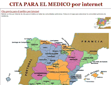 Tablet Screenshot of cita-medico.es